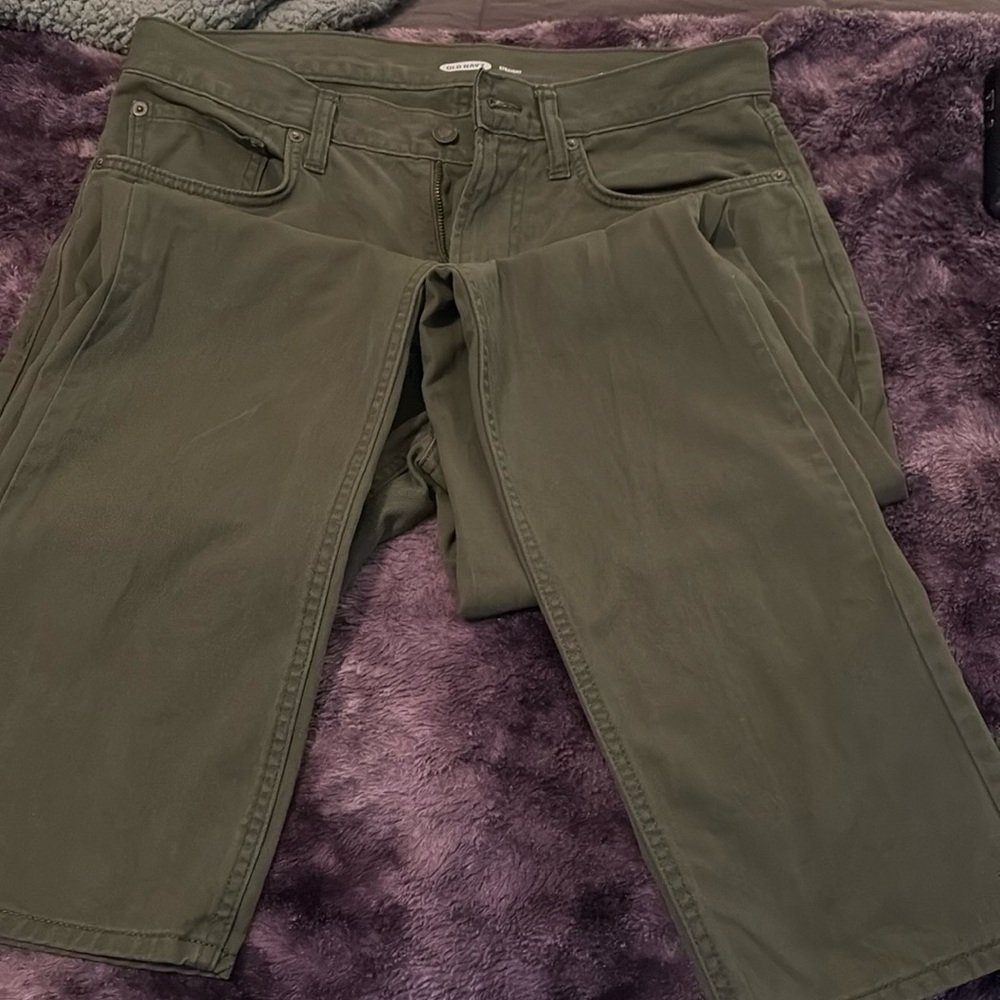 Men’s green chino